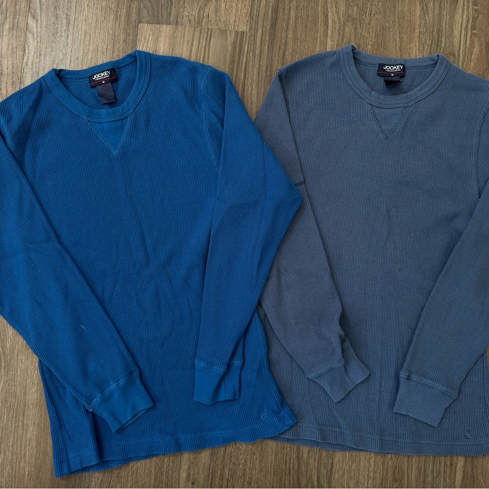 Jockey Men's Thermal Long-Sleeve Shirt - Blue / Slate